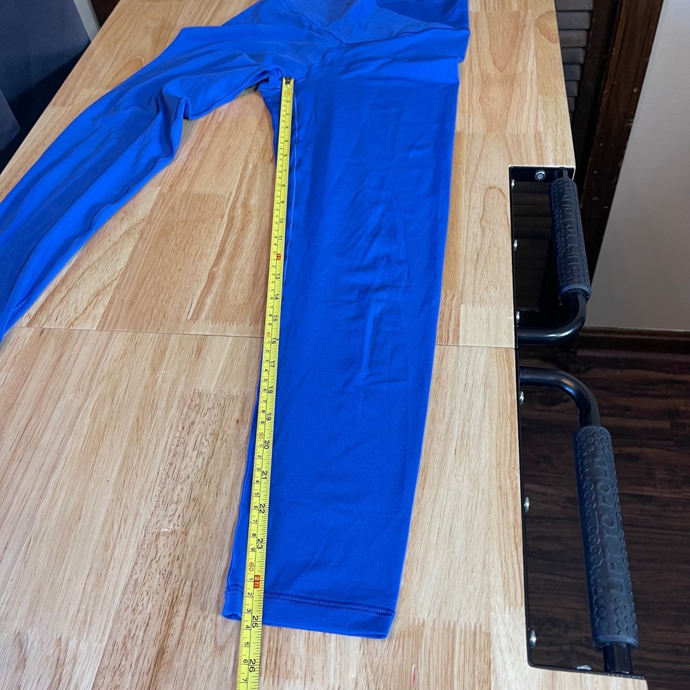 OFFLINE by Aerie Real Me 7/8 Leggings Cobalt Blue High Rise Crossover Waist M - Picture 7 of 8